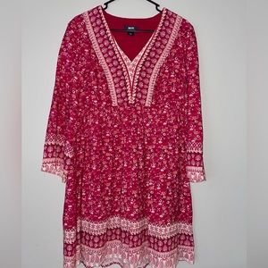 Maeve by Anthropologie Isabel Embroidered Tunic Dress. Size Small.